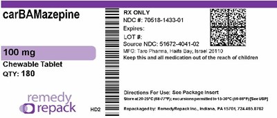 Mm2 (Carbamazepine 100mg 70518 1433 01)